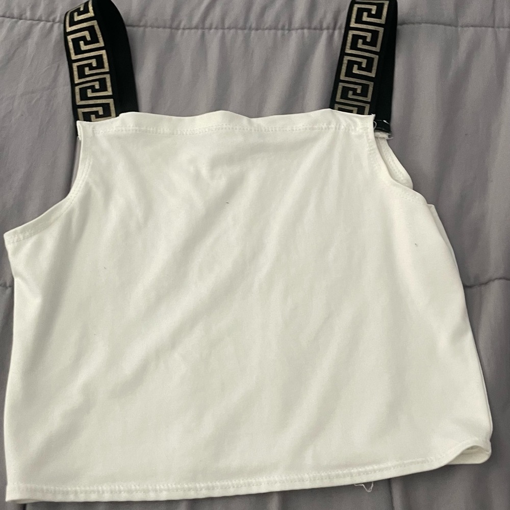 White crop top